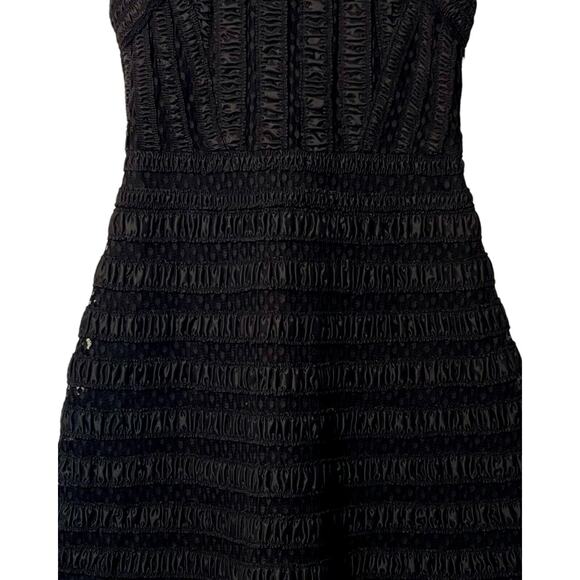 Diane von Furstenberg Dress Womens Size 4 Black Dolly Dress Fit and Flare Zip - Picture 5 of 11